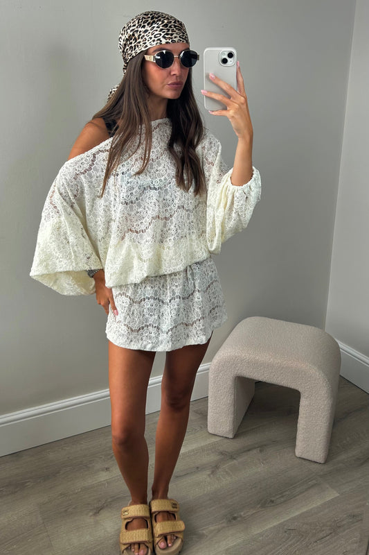 LACE BEACH COVER UP